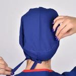 کلاه جراحی رنگ آبی کاربنی