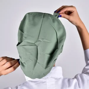 کلاه حجاب رنگ سبز پسته ای