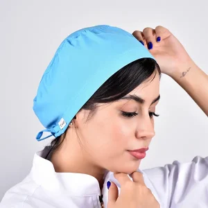 کلاه جراحی رنگ آبی فیروزه ای